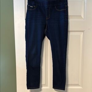 Nine West Blue Jeggings with Slim Fit and High Waist